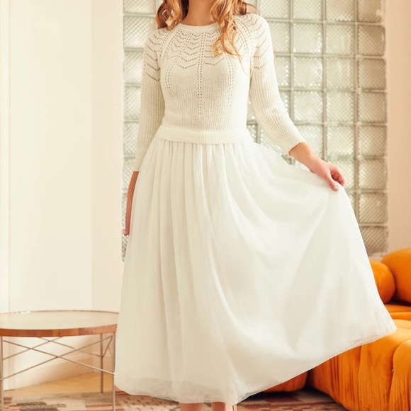 Flaunt Where You Want Twofer Tulle Dress - Picture 1 of 8
